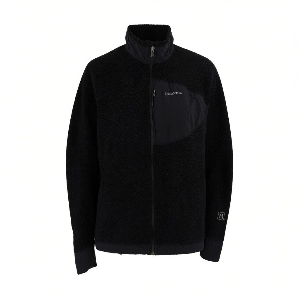 Patagonia Regulator Fleece Jacket Men's L Black Full Zip