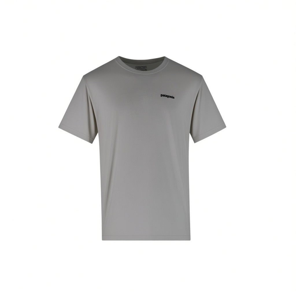 Patagonia P-6 Logo T-Shirt Men’s XL White Organic Cotton Graphic Tee