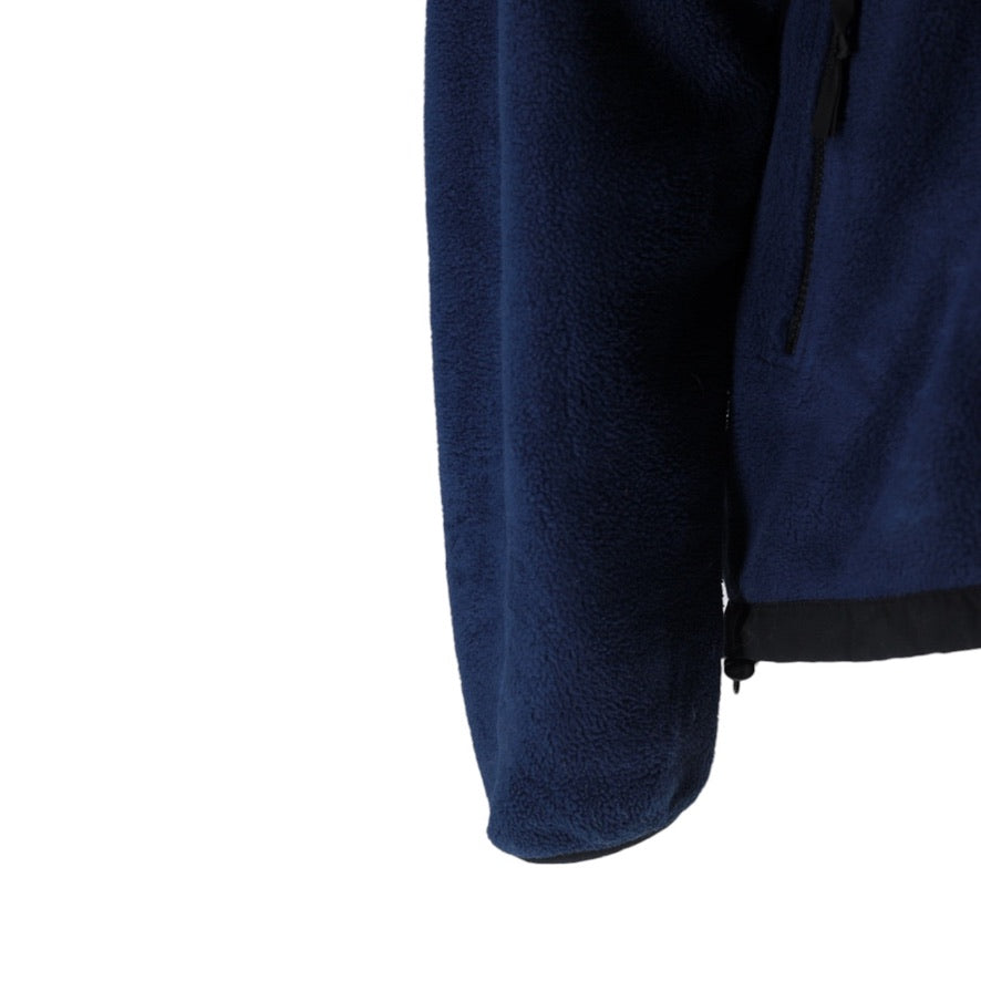 The North Face Denali Polartec Recycled Fleece Jacket Men's L Navy Blue Full Zip