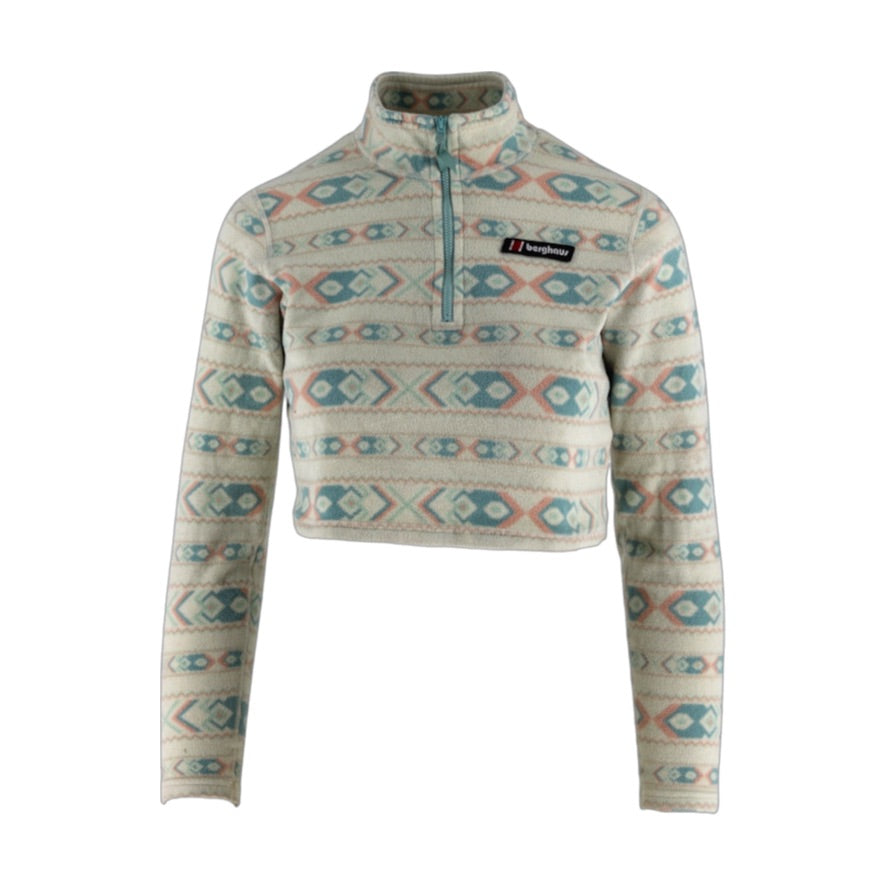 Women’s Aztec Cropped 1/4 Zip Jumper