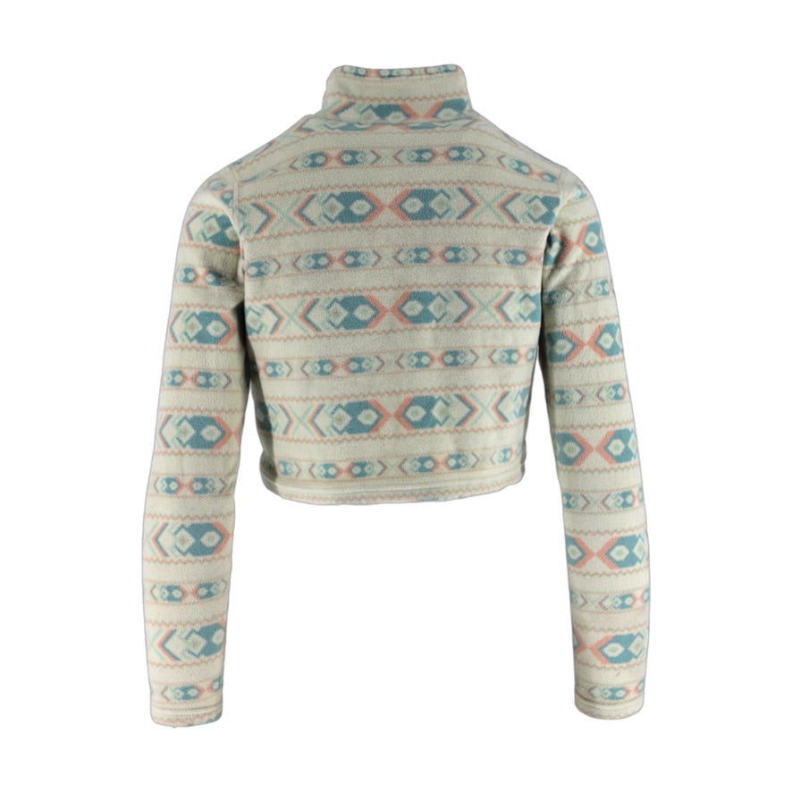 Women’s Aztec Cropped 1/4 Zip Jumper