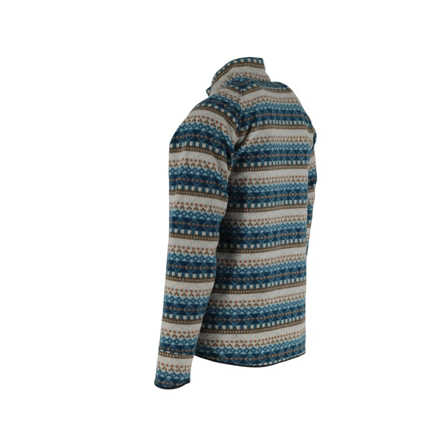 Montbell Climaplus Fleece Men’s Large Fair Isle Full Zip Jacket 1106471