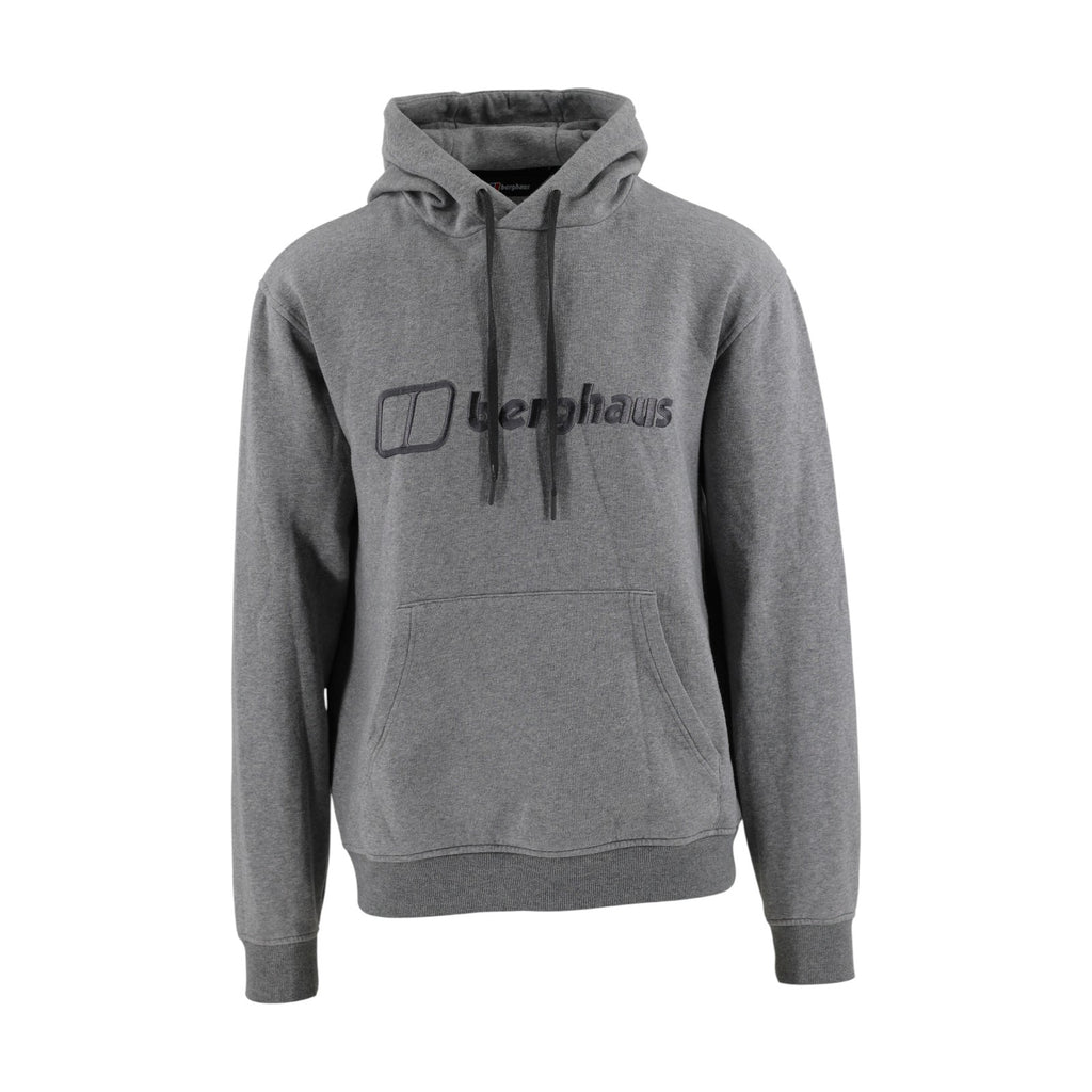 Berghaus Pullover Hoodie Men's L Grey Cotton Blend Hooded Sweatshirt