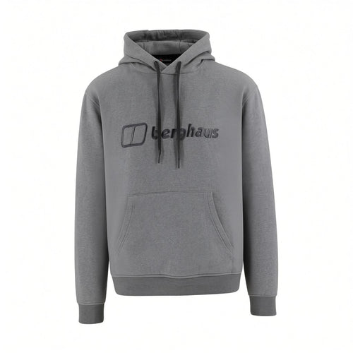 Berghaus Pullover Hoodie Men's L Grey Cotton Blend Hooded Sweatshirt