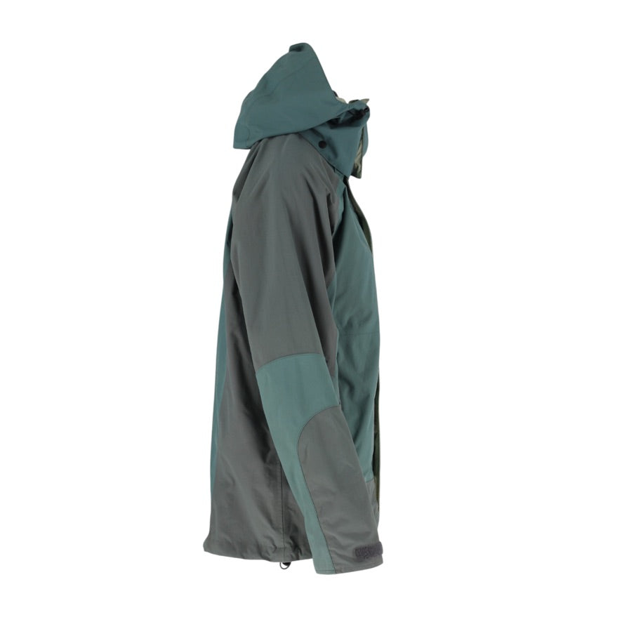 Berghaus Aquafoil Jacket Men’s Small Green Grey Waterproof Hiking Shell Coat