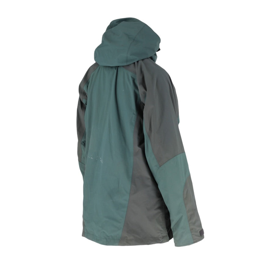 Berghaus Aquafoil Jacket Men’s Small Green Grey Waterproof Hiking Shell Coat