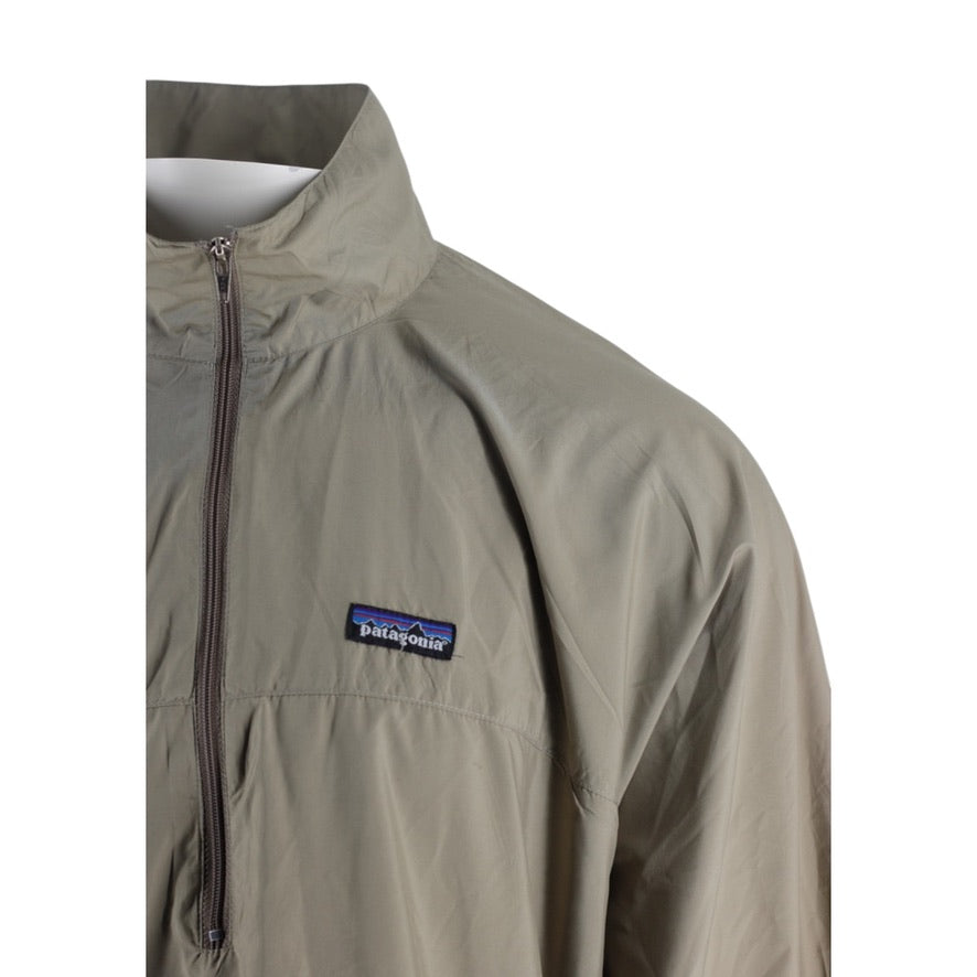 Patagonia Velocity Pullover Jacket Men's XL Gold Lightweight Running Top