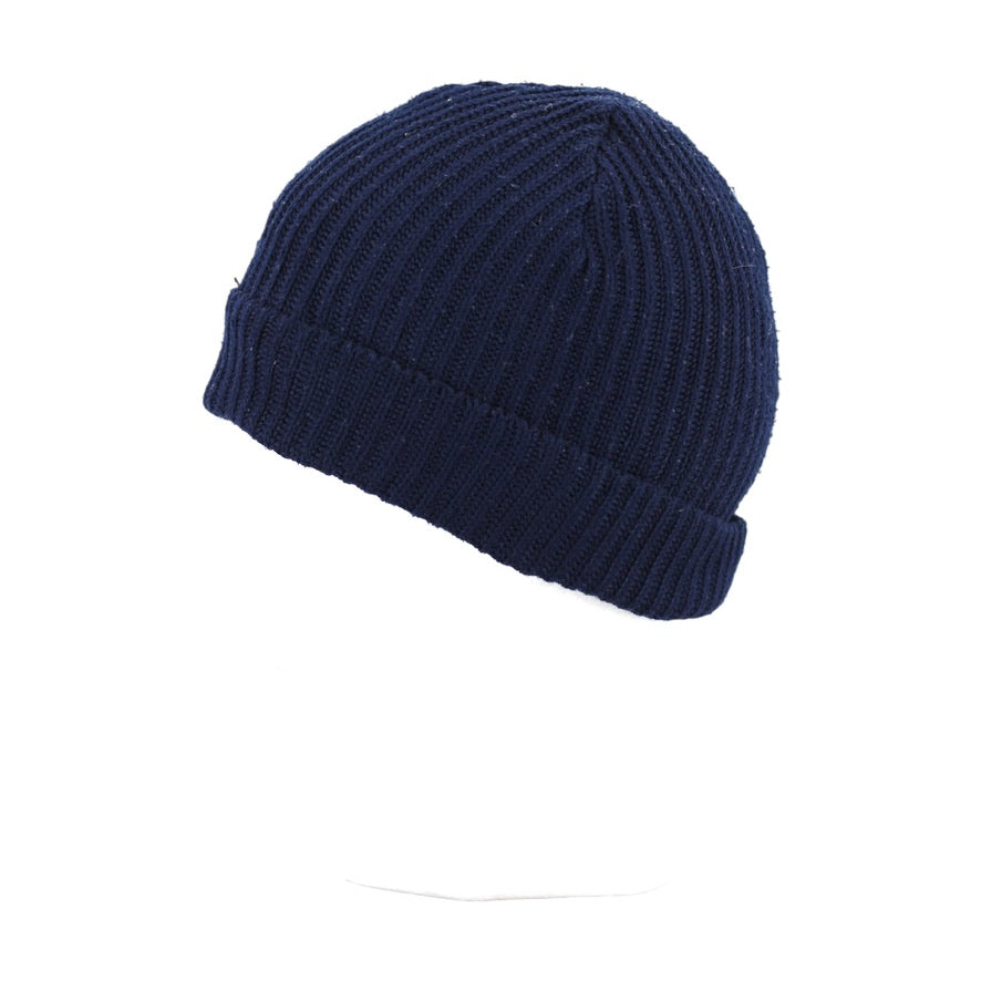 Ribbed Knit Beanie Hat