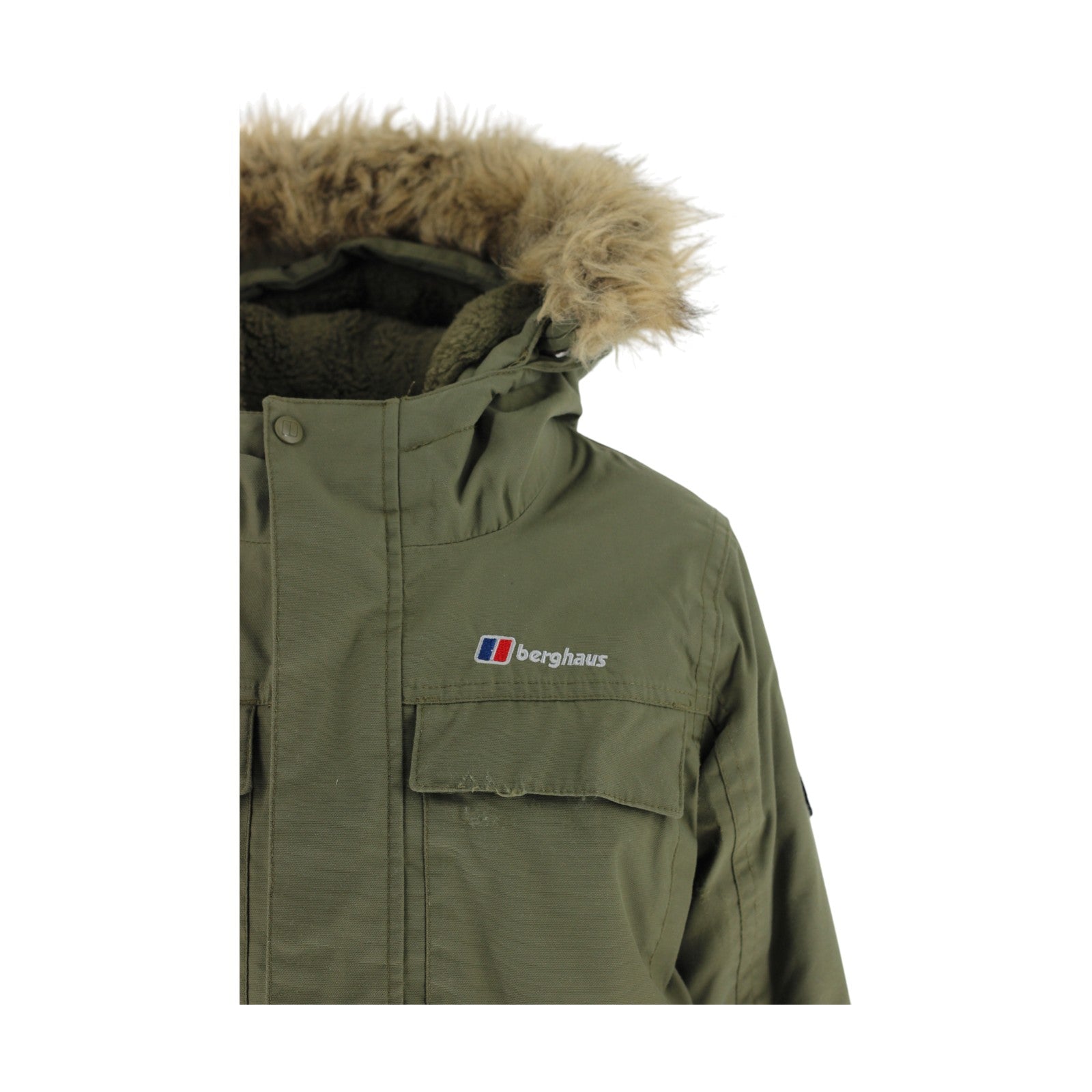 Kids’ AQ2 Fur Hooded Parka Coat