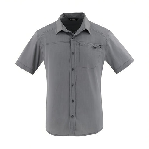 Arc'teryx Shirt Men's M Grey Cotton Blend Short Sleeve