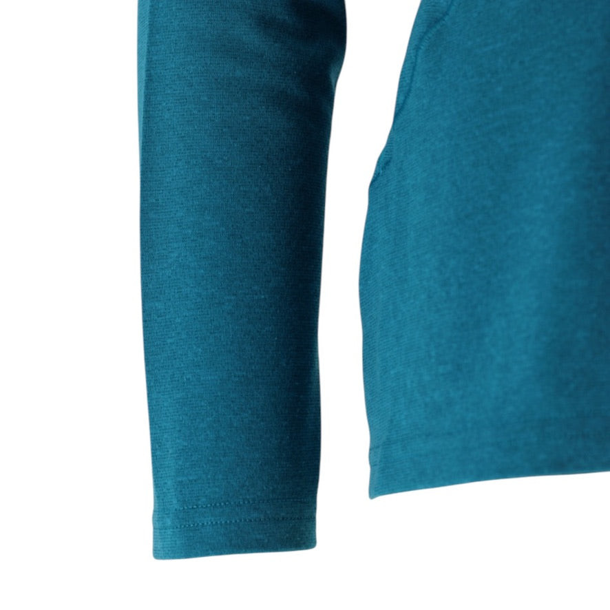 Patagonia Capilene Midweight 3 1/4 Zip Base Layer Top Women's M Blue