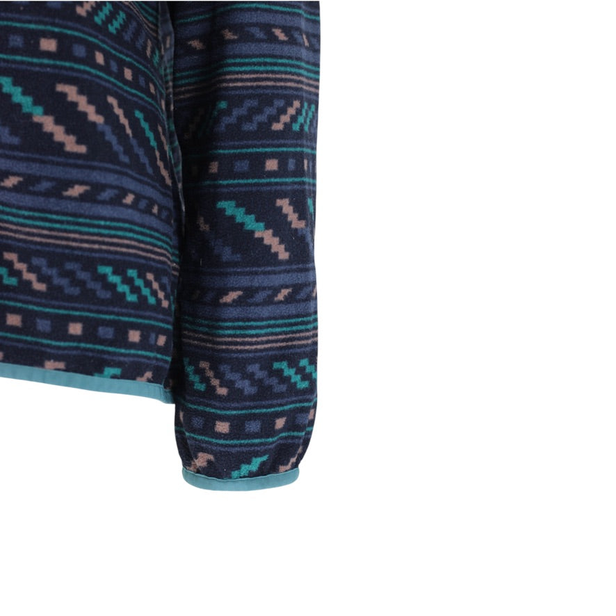Patagonia Micro D Snap-T Fleece Women’s XL Patterned Pullover STY26020