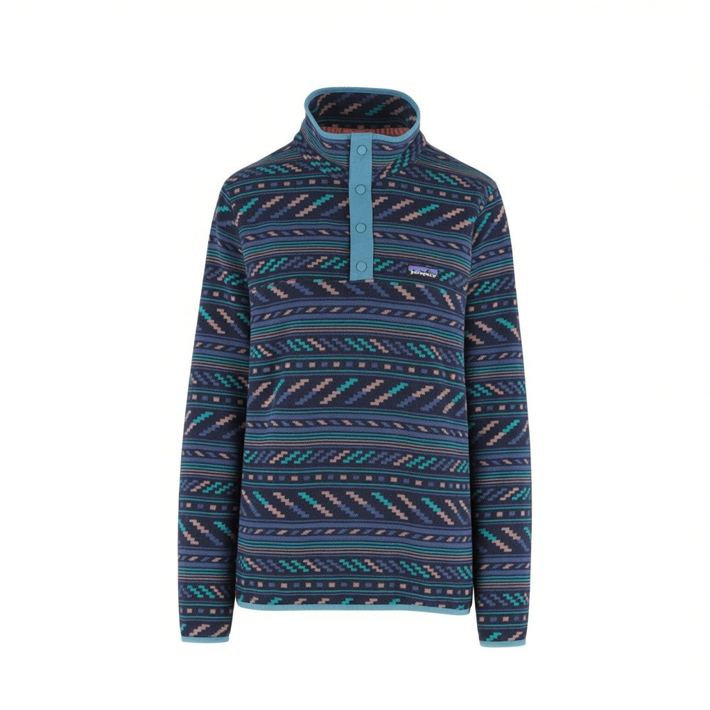 Patagonia Micro D Snap-T Fleece Women’s XL Patterned Pullover STY26020