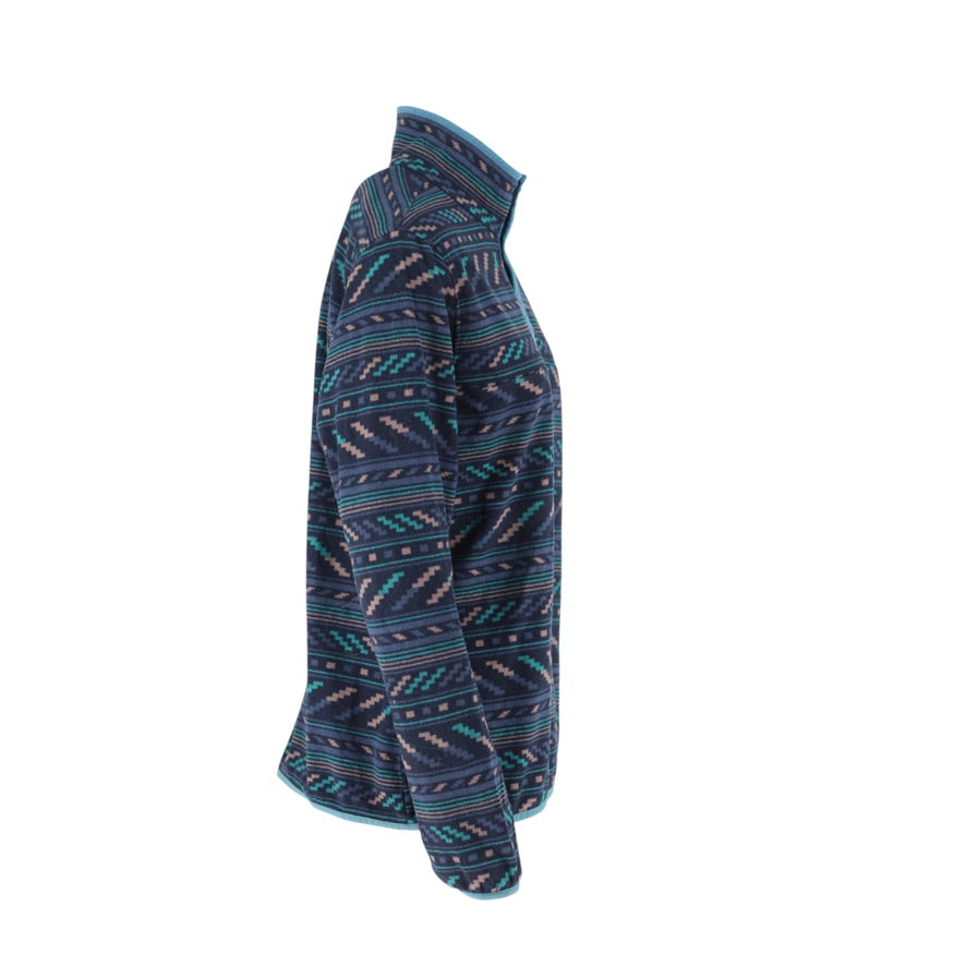 Patagonia Micro D Snap-T Fleece Women’s XL Patterned Pullover STY26020