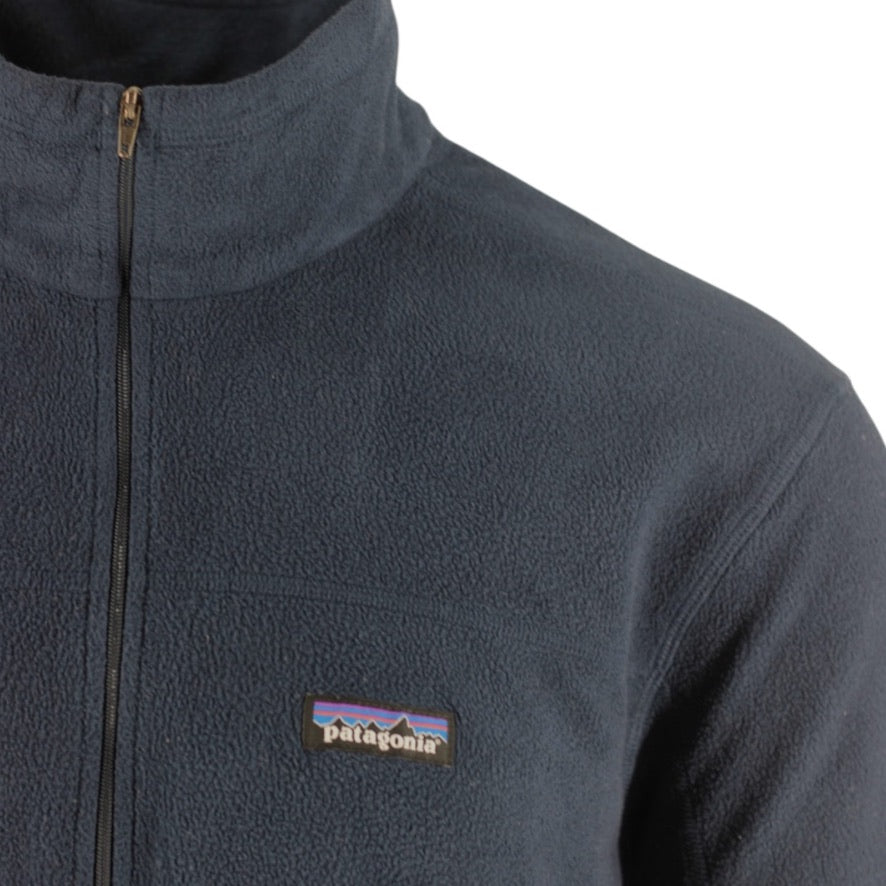 Patagonia Microfleece 1/4 Zip Pullover Fleece Men's XL Navy Blue