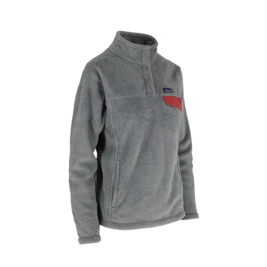 Patagonia Re-Tool Snap-T Fleece Women’s Medium Grey Polartec Pullover FA19