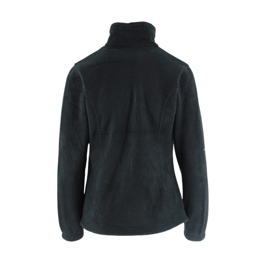 Columbia Full Zip Fleece Jacket Women's M Black