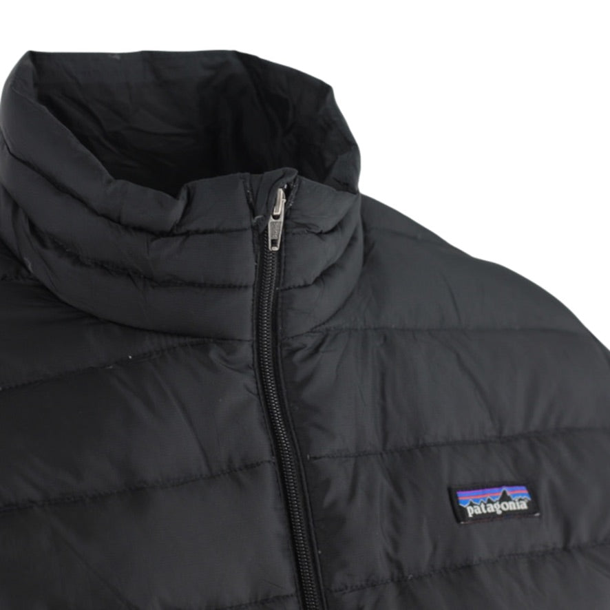 Patagonia Down Sweater Jacket Kids XL Age 14 Black Puffer Coat