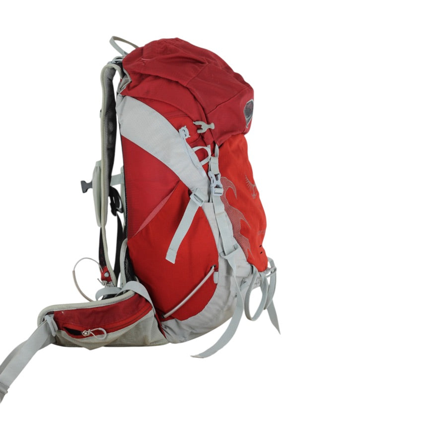 Osprey Talon 33 Backpack Unisex M/L Red Grey AirScape Hiking Rucksack 33L