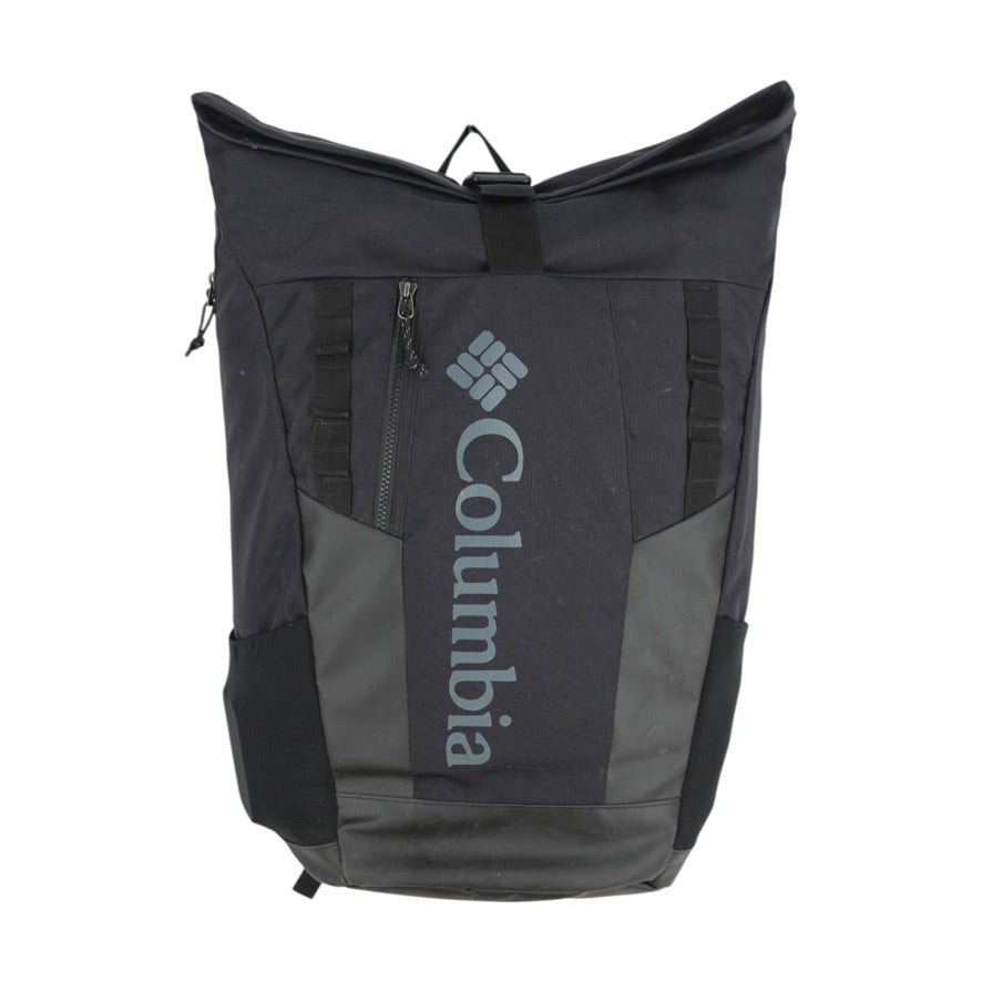 Columbia Roll Top Backpack Unisex One Size Black Outdoor Travel Hiking Bag