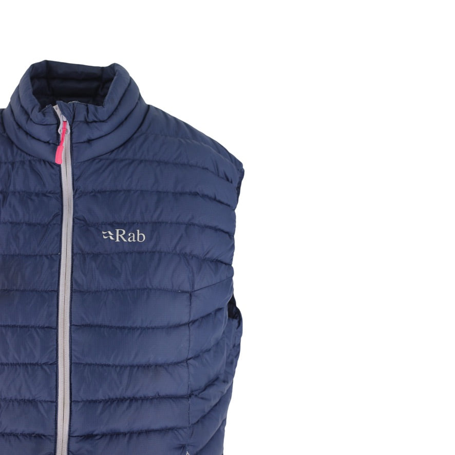 Rab Microlight Gilet Women’s UK 12 Navy Blue Down Pertex Insulated Vest