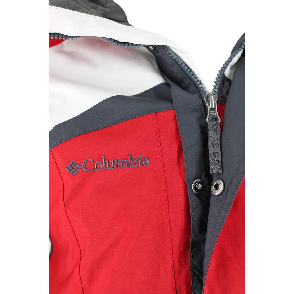 Columbia Omni-Tech 3-in-1 Interchange Waterproof Ski Jacket Men's S Red