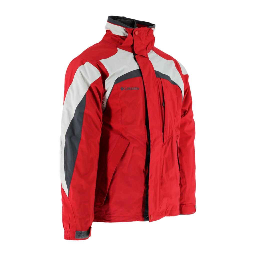 Columbia Omni-Tech 3-in-1 Interchange Waterproof Ski Jacket Men's S Red