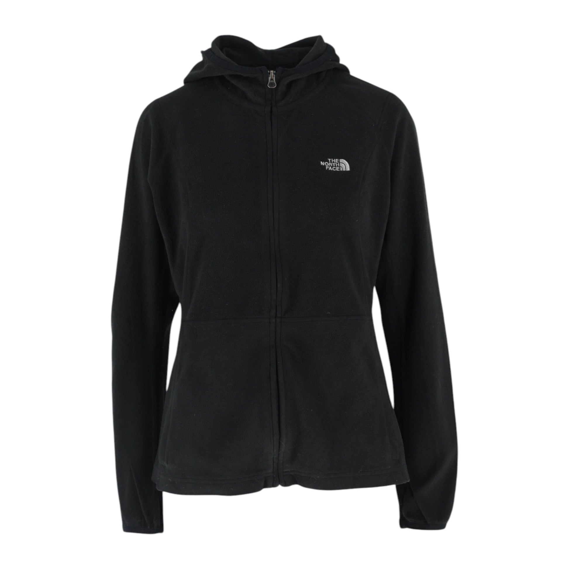 The North Face Polartec Fleece Women’s Large Black Full Zip Hooded Jacket