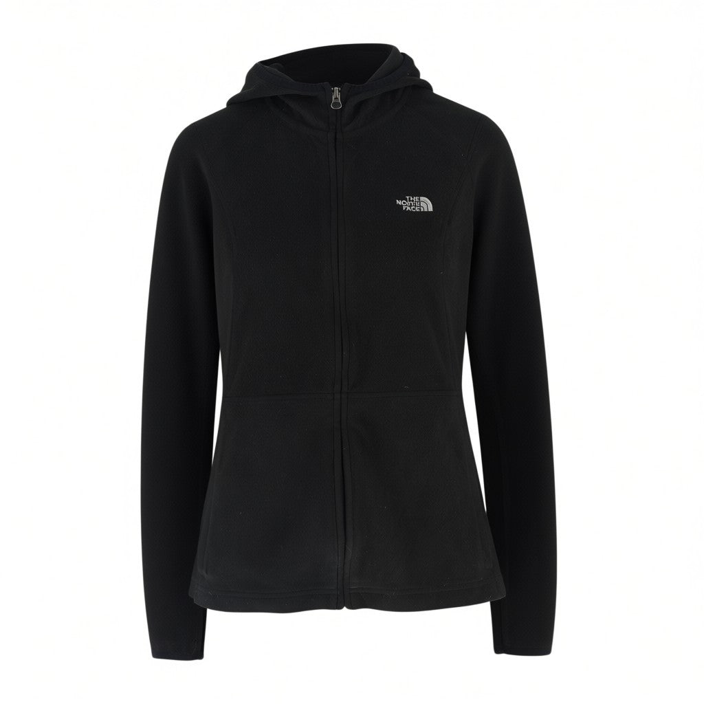 The North Face Polartec Fleece Women’s Large Black Full Zip Hooded Jacket