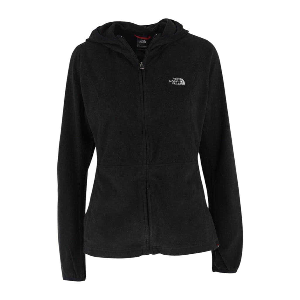The North Face Polartec Fleece Women’s Large Black Full Zip Hooded Jacket