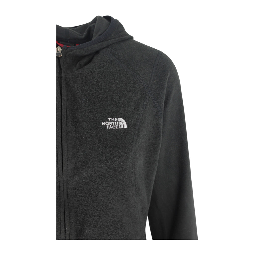 The North Face Polartec Fleece Women’s Large Black Full Zip Hooded Jacket