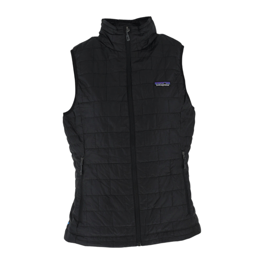 Patagonia Nano Puff Insulated Gilet Women's M Black PrimaLoft Bodywarmer