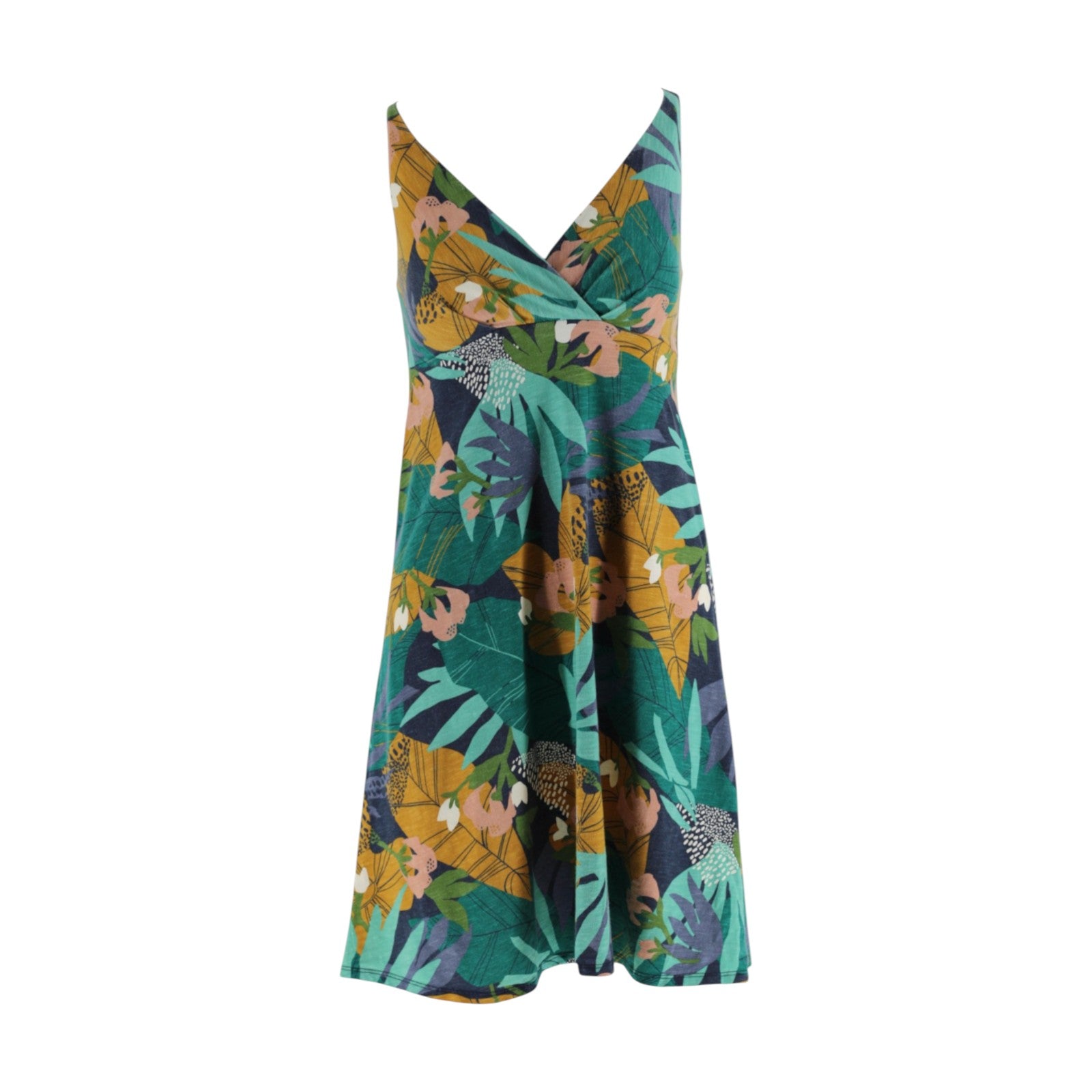 Patagonia Amber Dawn Dress Women's M Floral Organic Cotton Dress