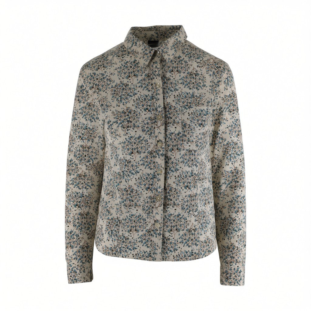 Women’s Patagonia Size 6 Long-Sleeved Organic Cotton Floral Shirt
