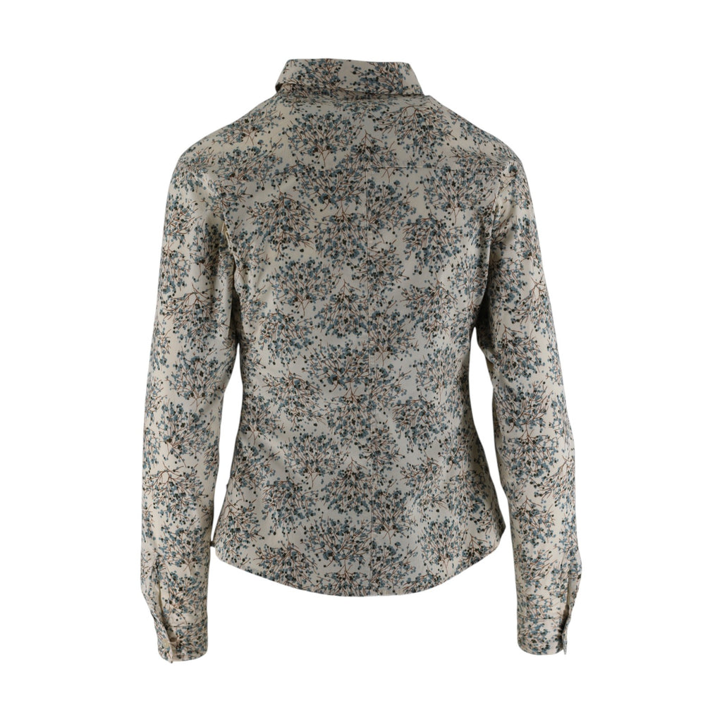 Women’s Patagonia Size 6 Long-Sleeved Organic Cotton Floral Shirt