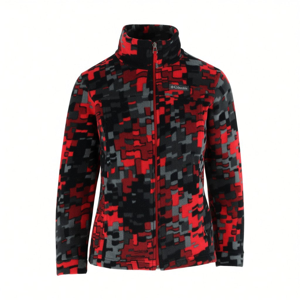 Boys Full Zip Print Fleece Jacket