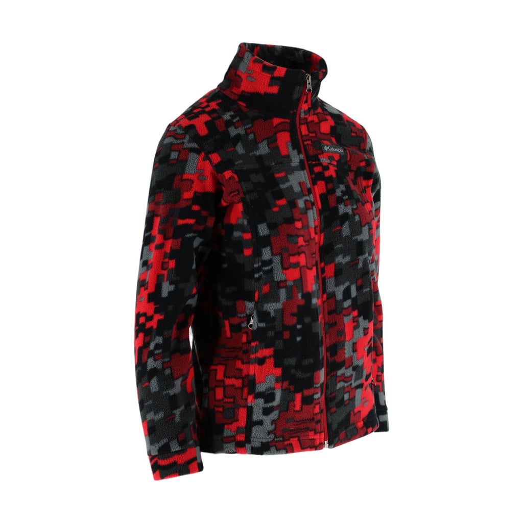 Boys Full Zip Print Fleece Jacket