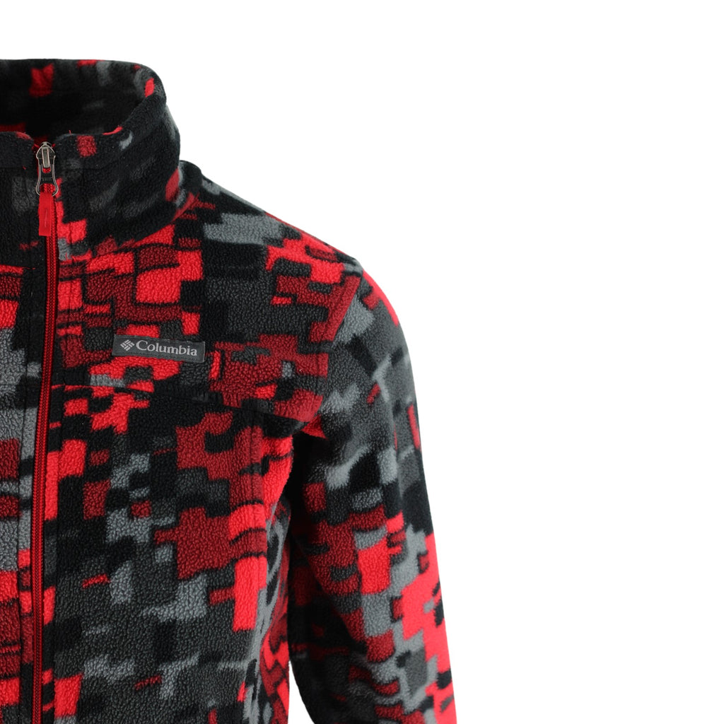 Boys Full Zip Print Fleece Jacket