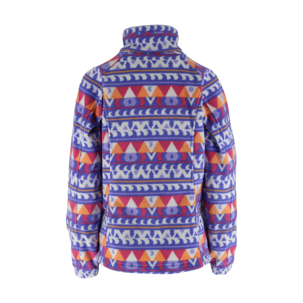 Full Zip Aztec Print Fleece Jacket