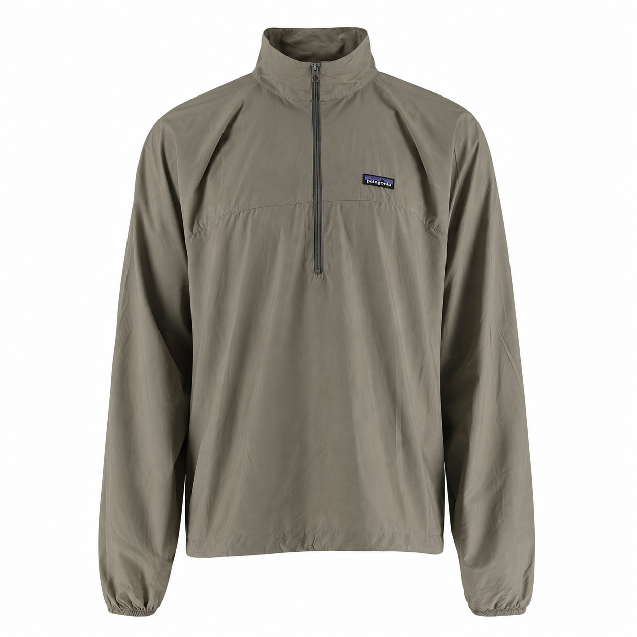 Patagonia Velocity Pullover Jacket Men's XL Gold Lightweight Running Top