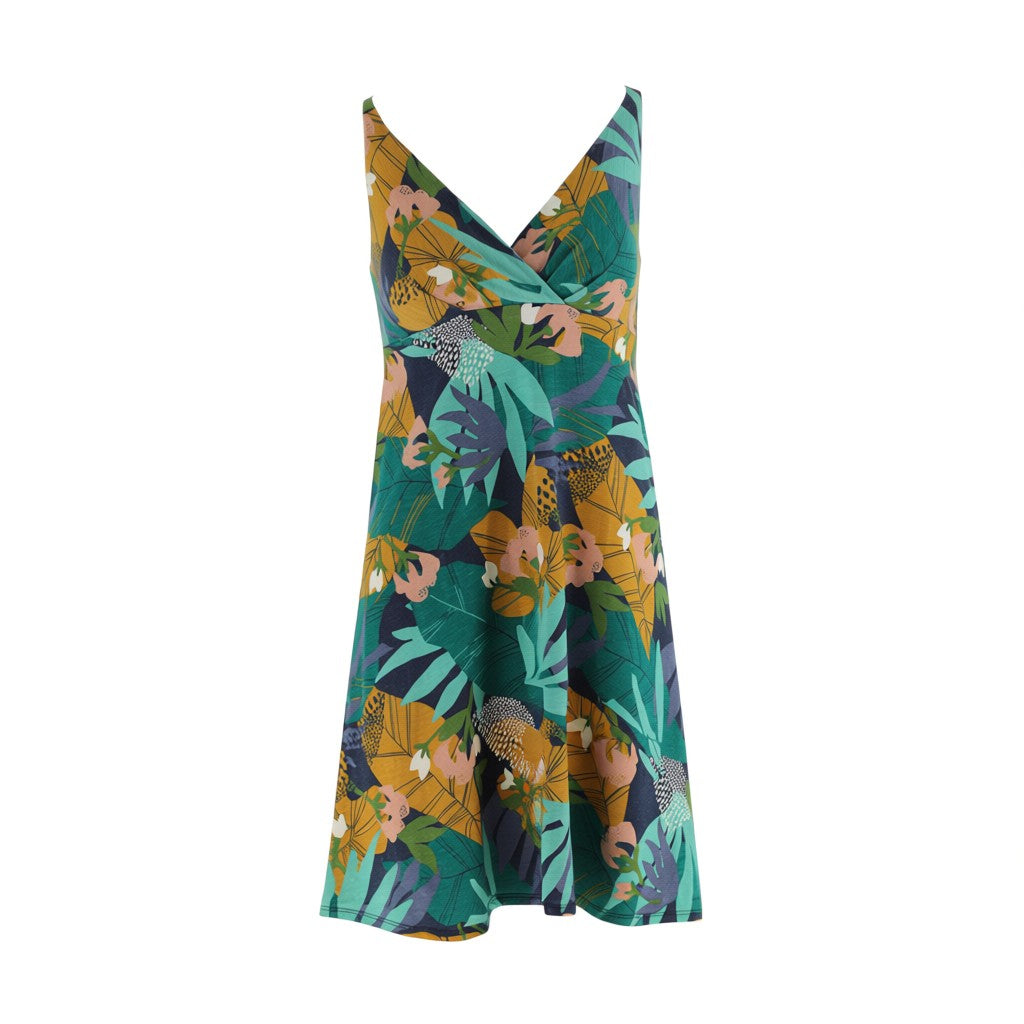 Patagonia Amber Dawn Dress Women's M Floral Organic Cotton Dress