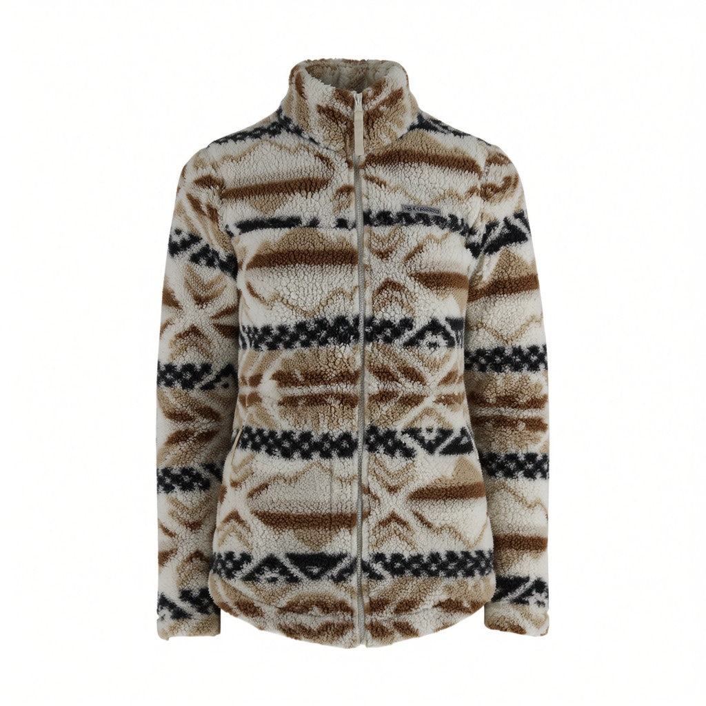 Women’s Aztec Print Fleece Jacket